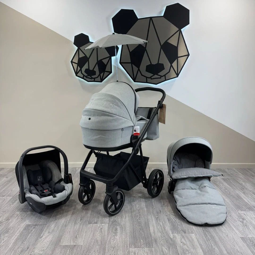 BabyStyle Prestige Stroller 12 Piece Bundle - Flint/Black Vogue - Ex Display