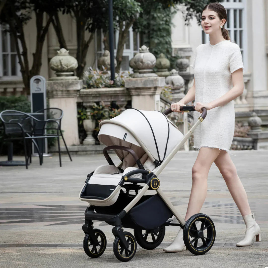 Babymore Kai Travel System Coco with Base – Sandstone