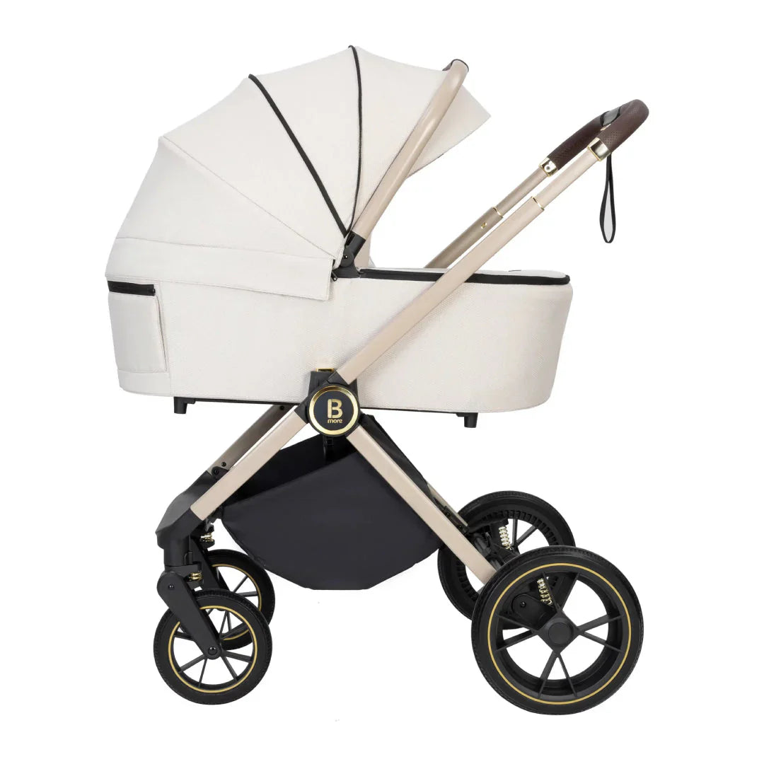 Babymore Kai Travel System Pecan with Base – Sandstone