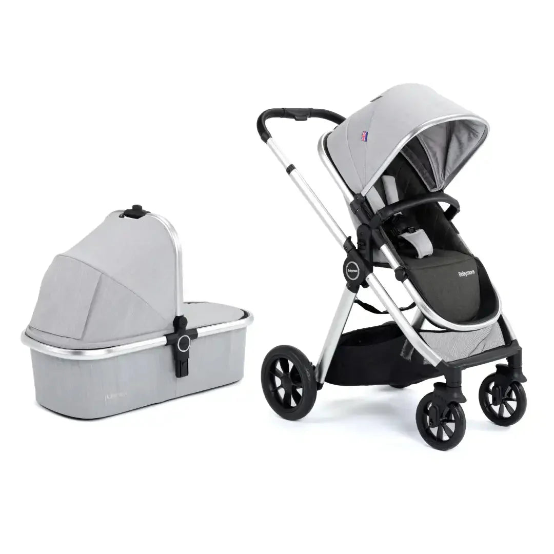 Babymore Memore V2 13 Piece Coco i-Size Car Seat with Isofix Base - Silver