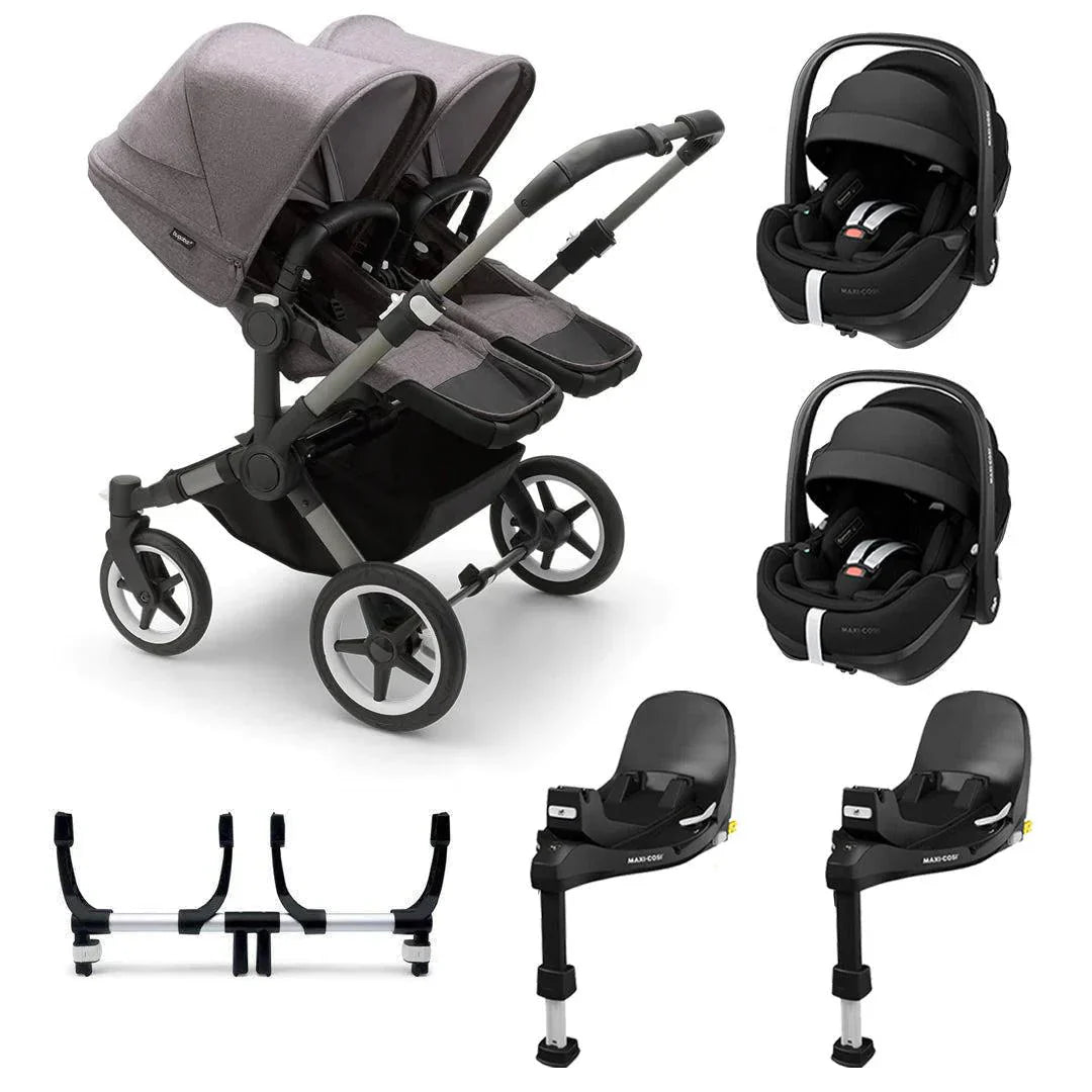 Bugaboo Donkey 5 Twin Complete - Grey Melange