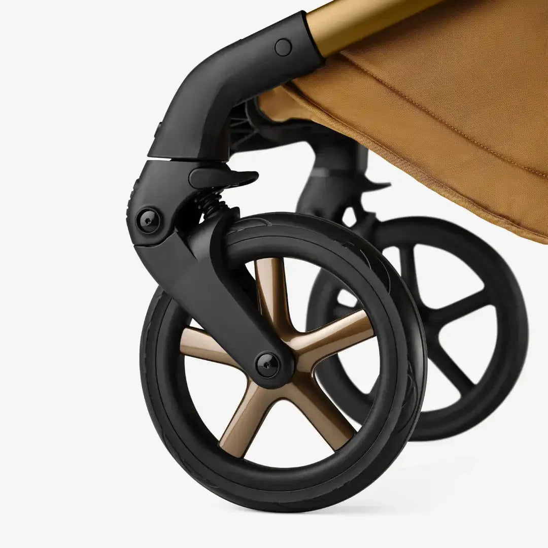 Bugaboo Fox 5 Complete Noir Limited Edition Cybex Cloud T Car Seat & Accessory Bundle - Amber Glow