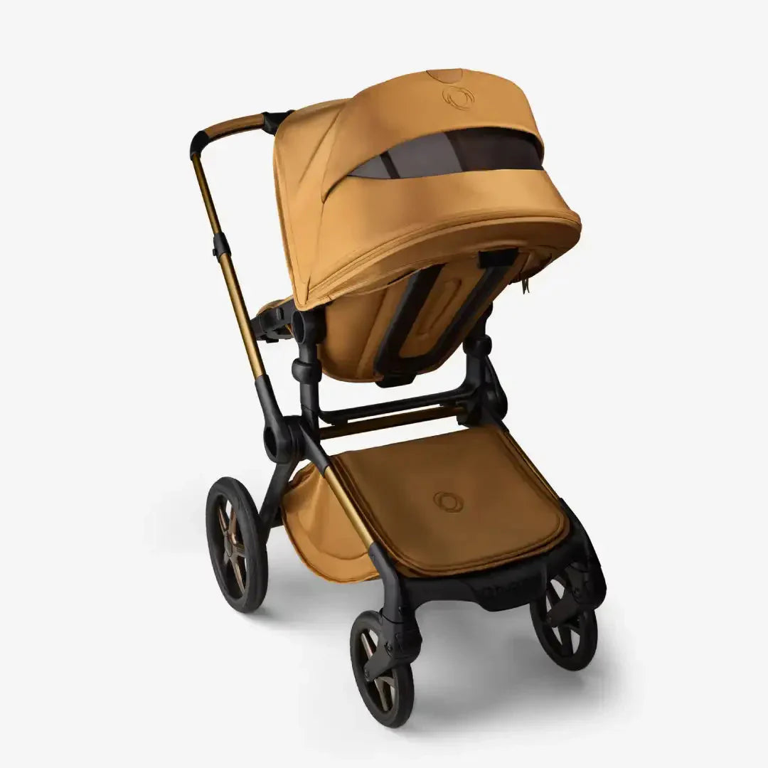 Bugaboo Fox 5 Complete Noir Limited Edition Cybex Cloud T Car Seat & Accessory Bundle - Amber Glow