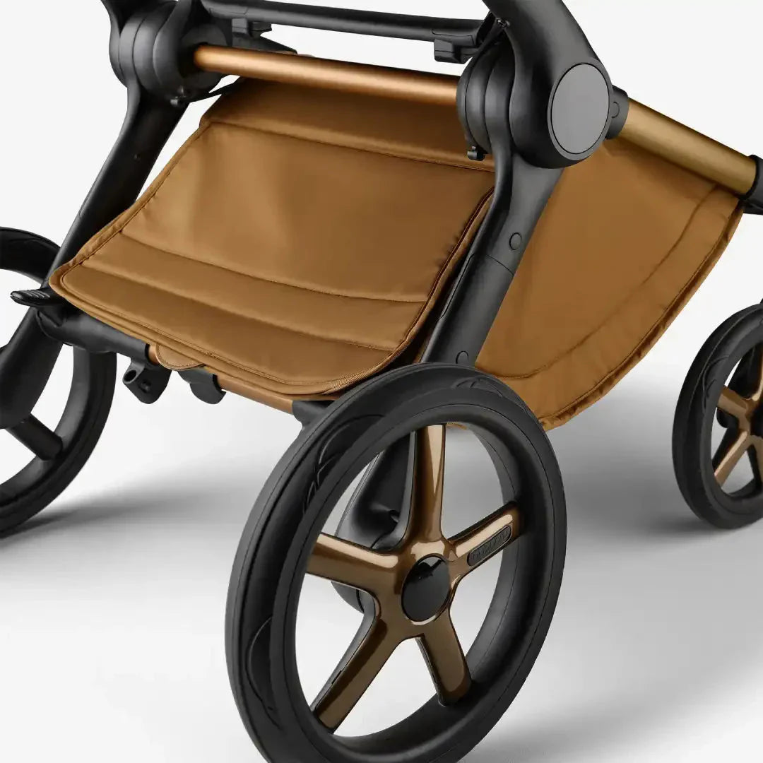 Bugaboo Fox 5 Complete Noir Limited Edition Cybex Cloud T Car Seat & Accessory Bundle - Amber Glow