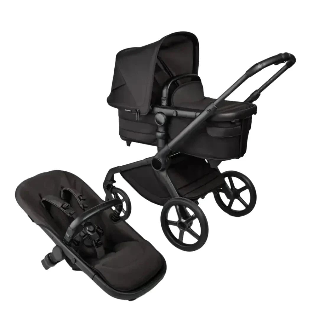 Bugaboo Fox 5 Complete Noir Limited Edition Cybex Cloud T Car Seat & Accessory Bundle - Black Moonlight