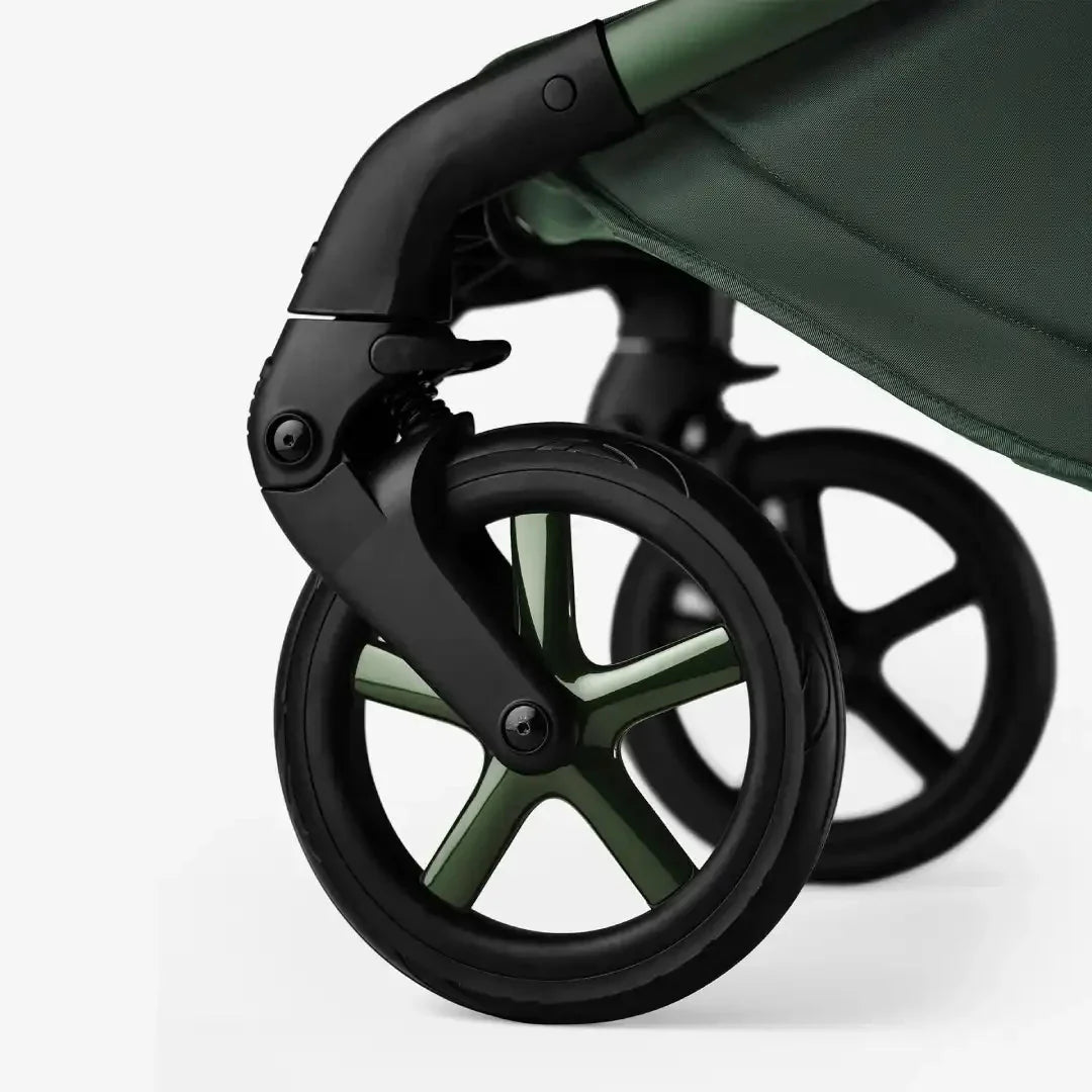 Bugaboo Fox 5 Complete Noir Limited Edition Cybex Cloud T Car Seat & Accessory Bundle - Midnight Green