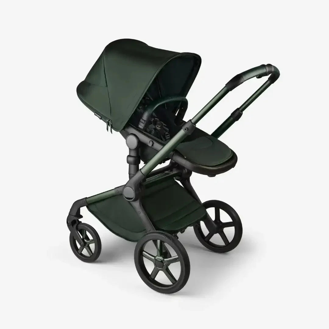 Bugaboo Fox 5 Complete Noir Limited Edition Cybex Cloud T Car Seat & Accessory Bundle - Midnight Green