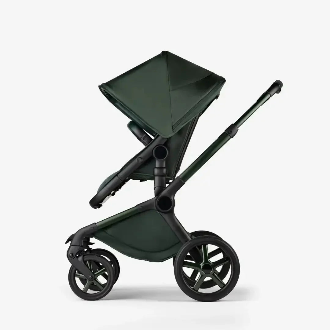 Bugaboo Fox 5 Complete Noir Limited Edition Cybex Cloud T Car Seat & Accessory Bundle - Midnight Green