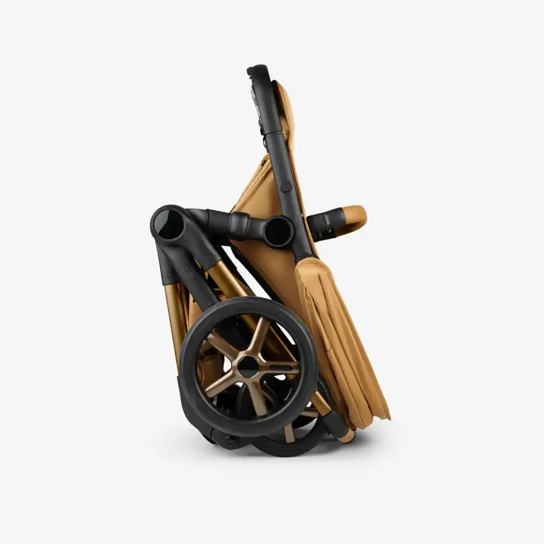 Bugaboo Fox 5 Complete Noir Limited Edition Turtle Air Car Seat & Accessory Bundle - Amber Glow