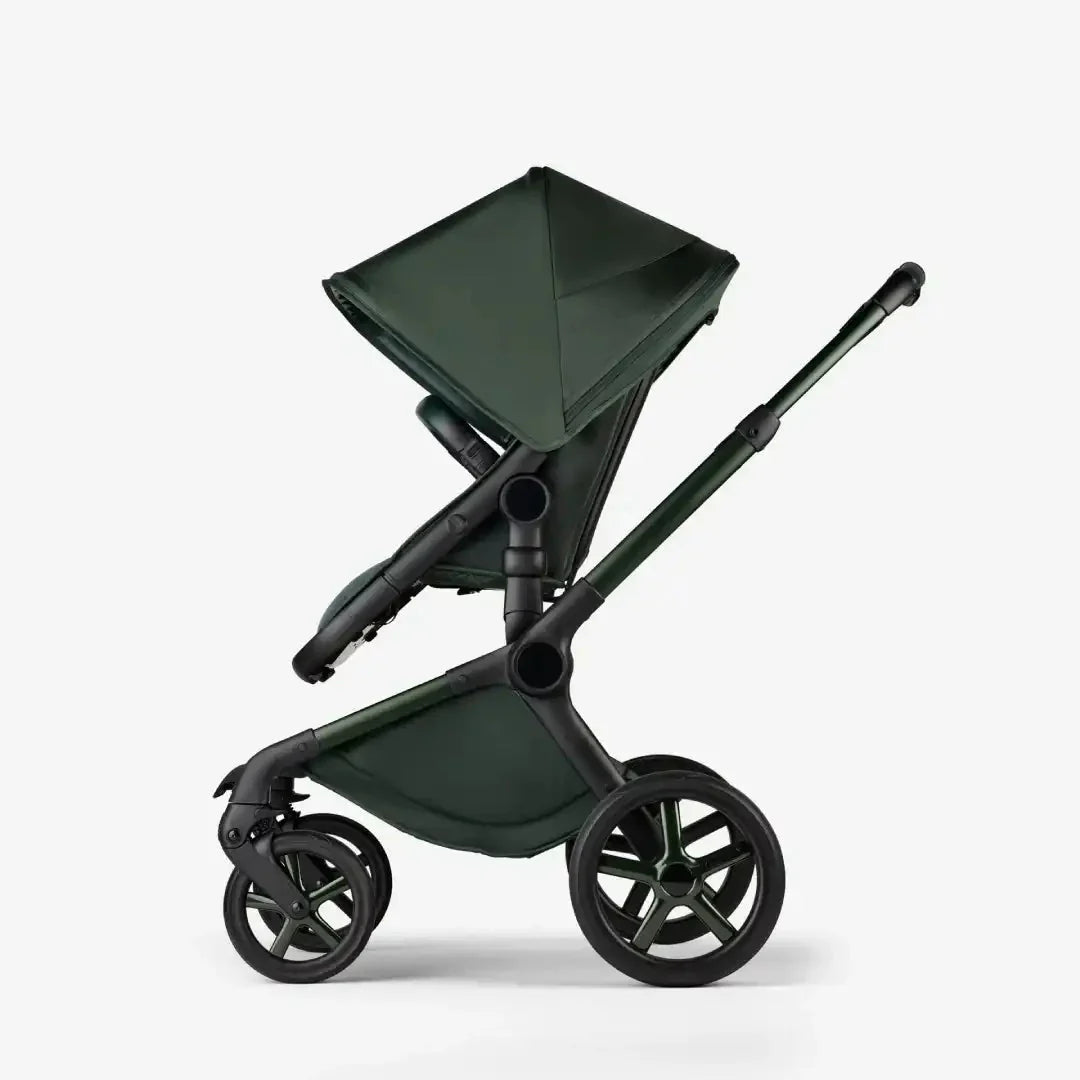 Bugaboo Fox 5 Noir Limited Edition Carrycot And Seat Pushchair - Midnight Green