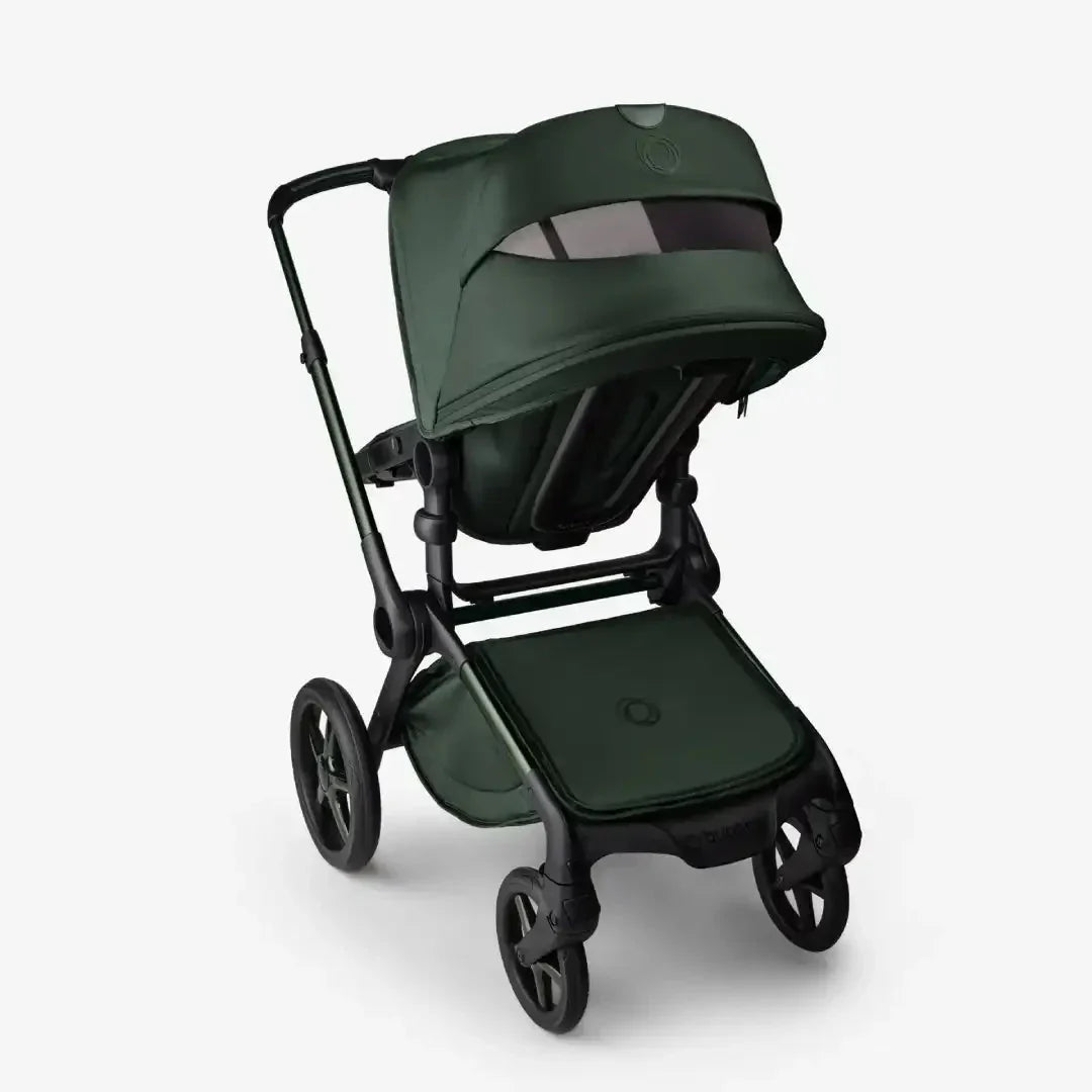 Bugaboo Fox 5 Noir Limited Edition Carrycot And Seat Pushchair - Midnight Green