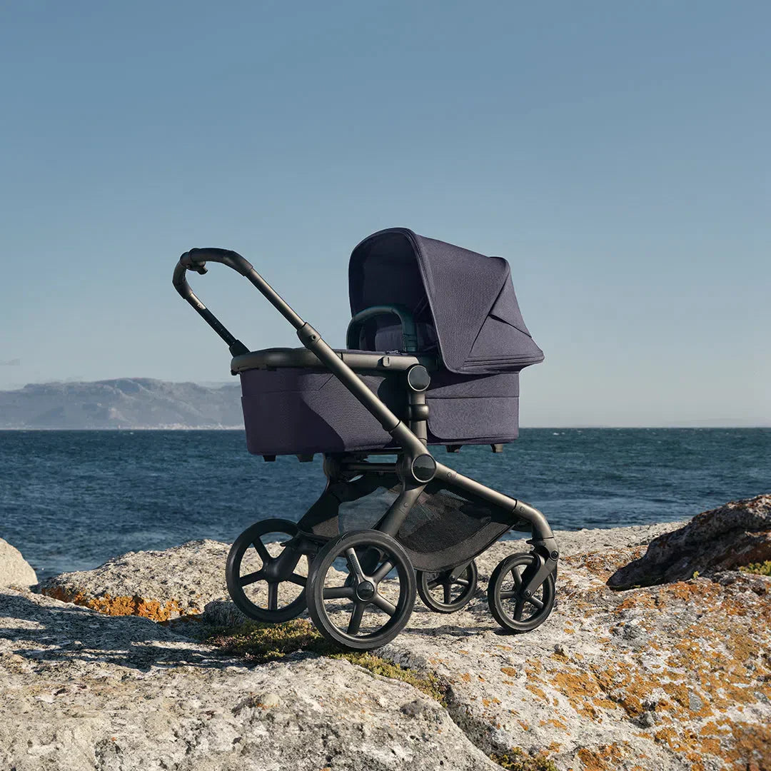 Bugaboo Fox 5 Renew Carrycot And Seat Pushchair - Indigo Blue