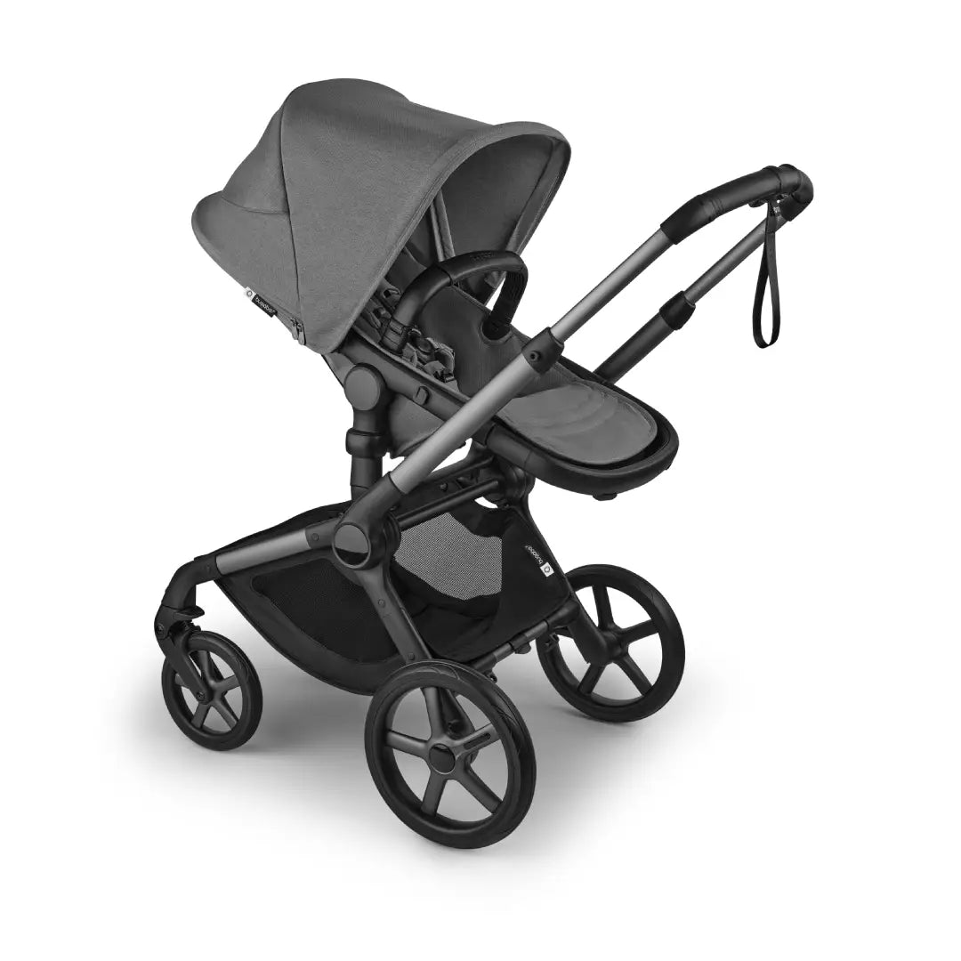 Bugaboo Fox 5 Renew Carrycot And Seat Pushchair - Moon Grey Melange