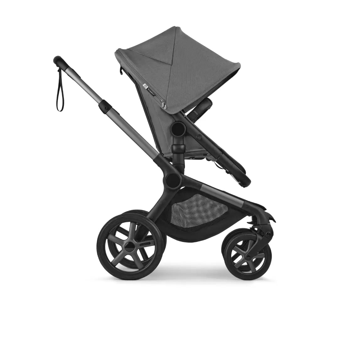 Bugaboo Fox 5 Renew Carrycot And Seat Pushchair - Moon Grey Melange