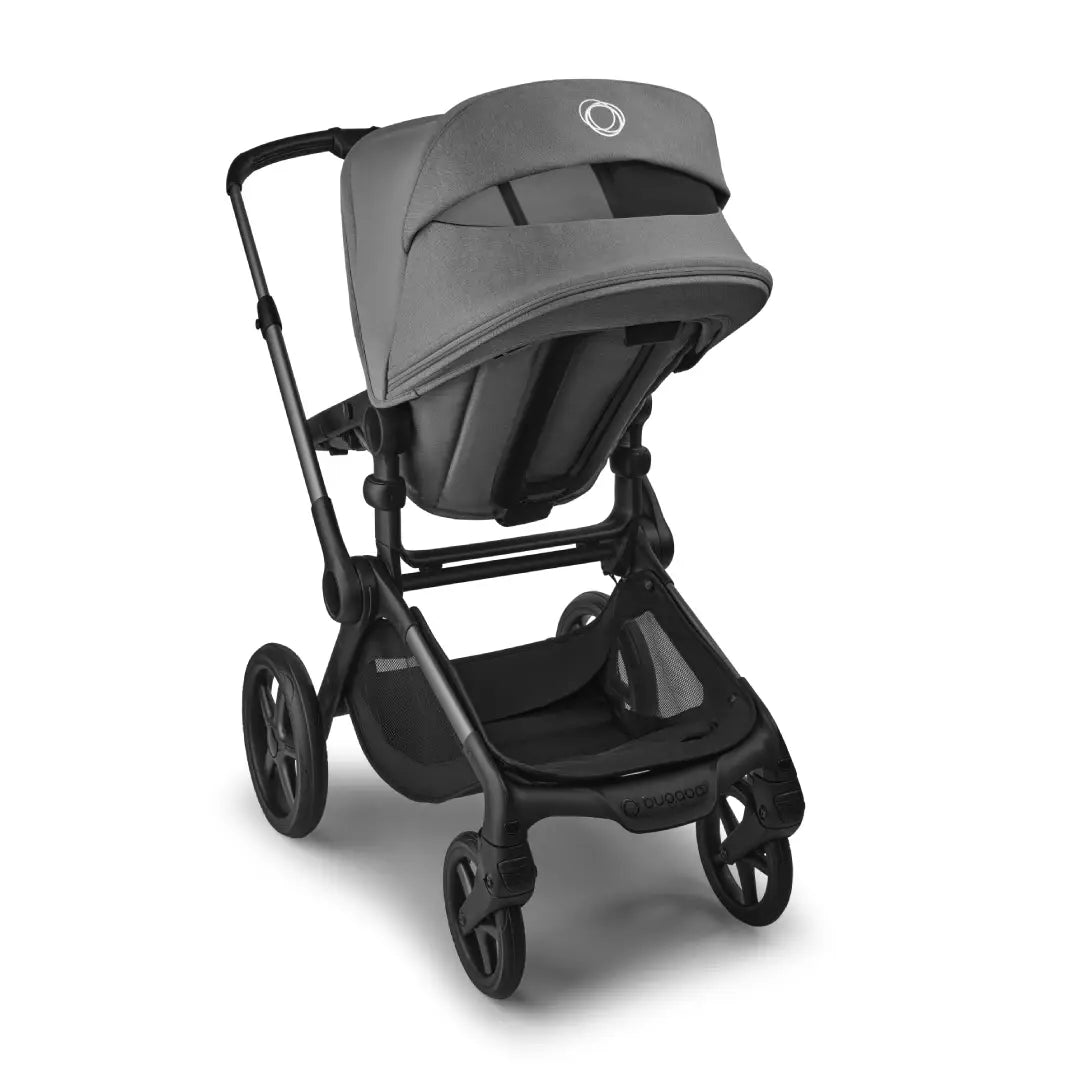 Bugaboo Fox 5 Renew Carrycot And Seat Pushchair - Moon Grey Melange
