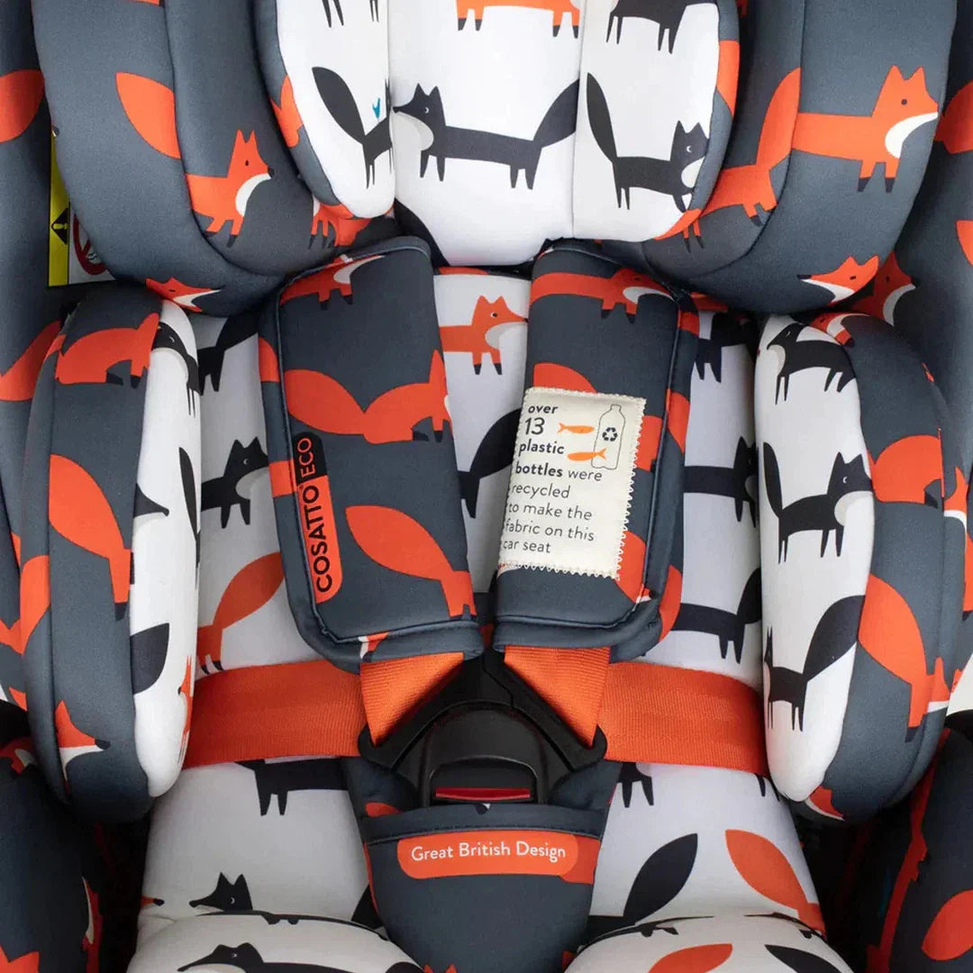 Cosatto All in All i-Size 360 Rotate Car Seat - Charcoal Mister Fox