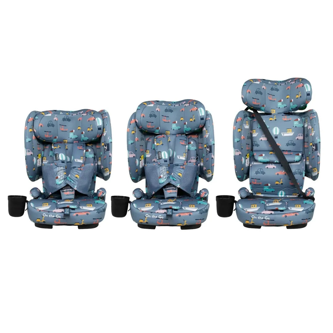Cosatto On The Go i-Size Travel Car Seat - Itchy Feet Sky