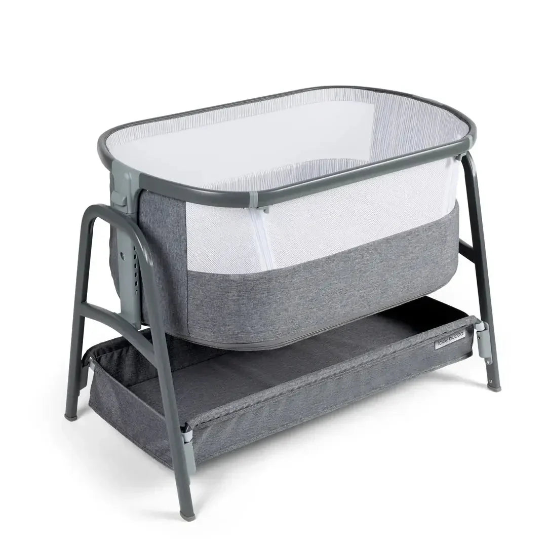 Ickle Bubba Stomp Luxe Travel System & Home 14 Piece Bundle Silver Chassis - Charcoal Grey