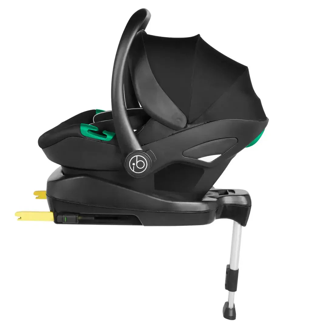 Ickle Bubba Stomp Luxe Travel System & Home 14 Piece Bundle Silver Chassis - Charcoal Grey