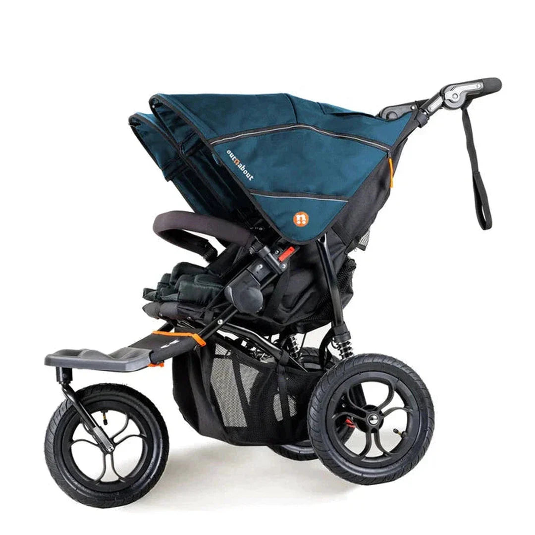 Out N About Nipper Double V5 Newborn And Toddler Bundle - Highland Blue