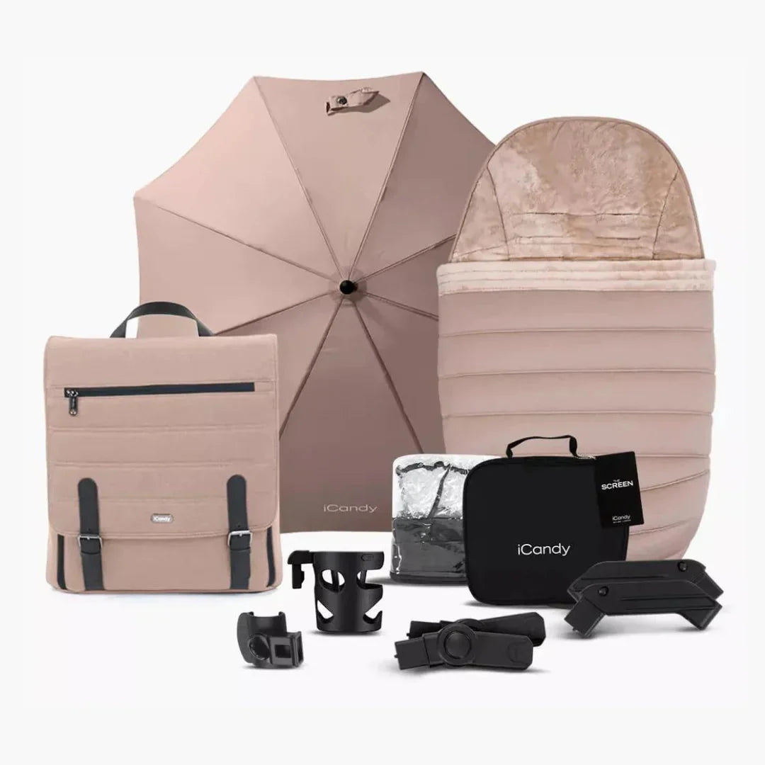 iCandy Peach 7 Pushchair and Carrycot Complete Bundle - Cookie