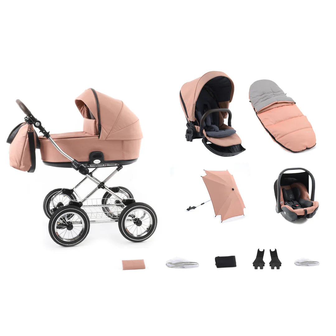 BabyStyle Prestige Stroller 12 Piece Bundle - Coral