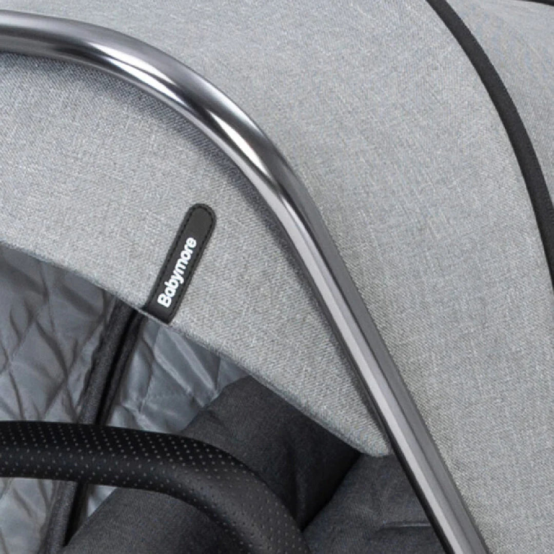 Babymore Chia Travel System Coco with Base – Pearl Grey