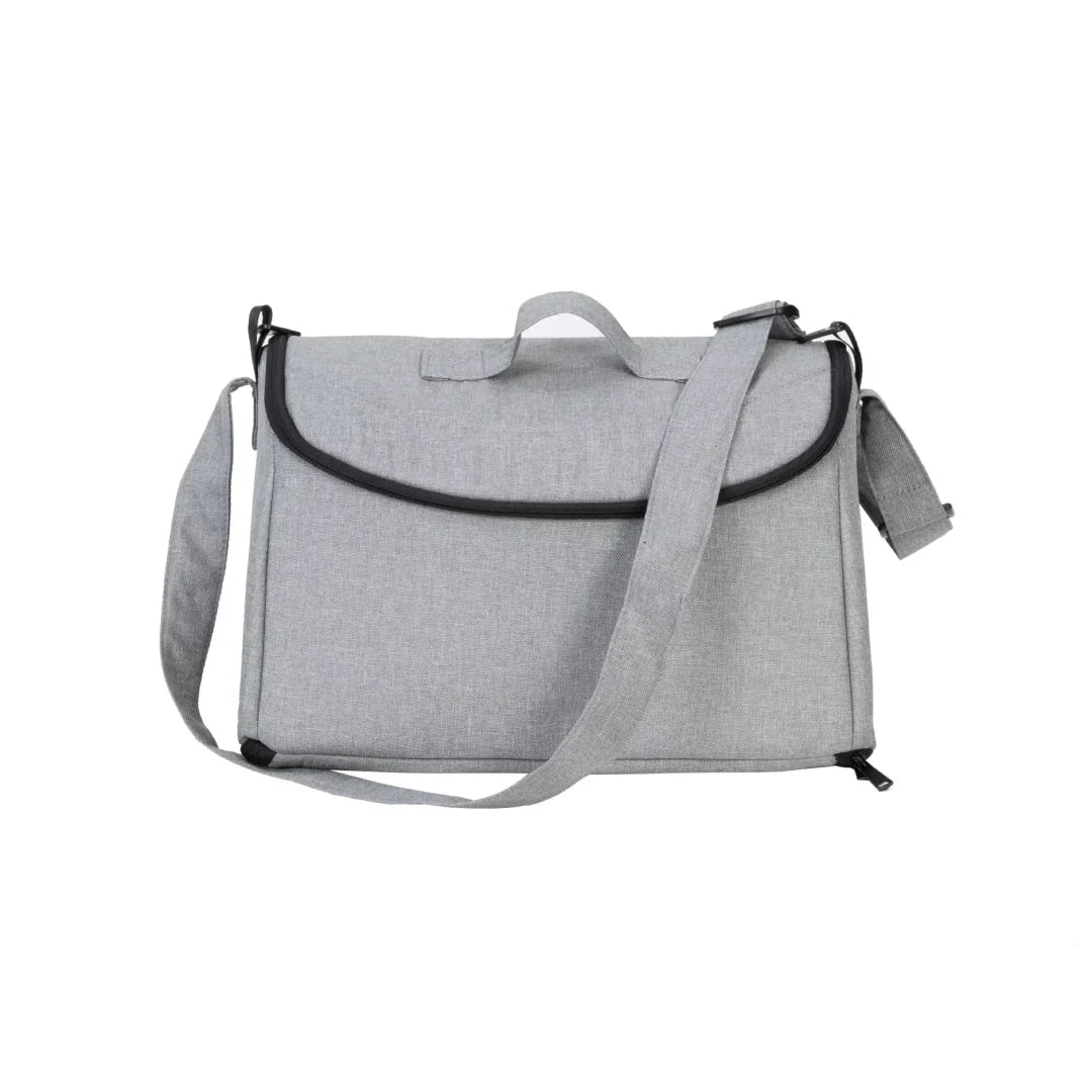 Babymore Chia Travel System Pecan with Base – Pearl Grey