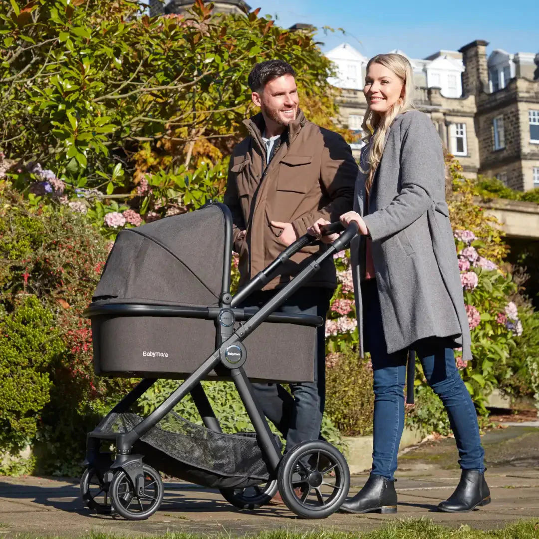 Babymore Memore V2 11 Piece Pram Pushchair - Black