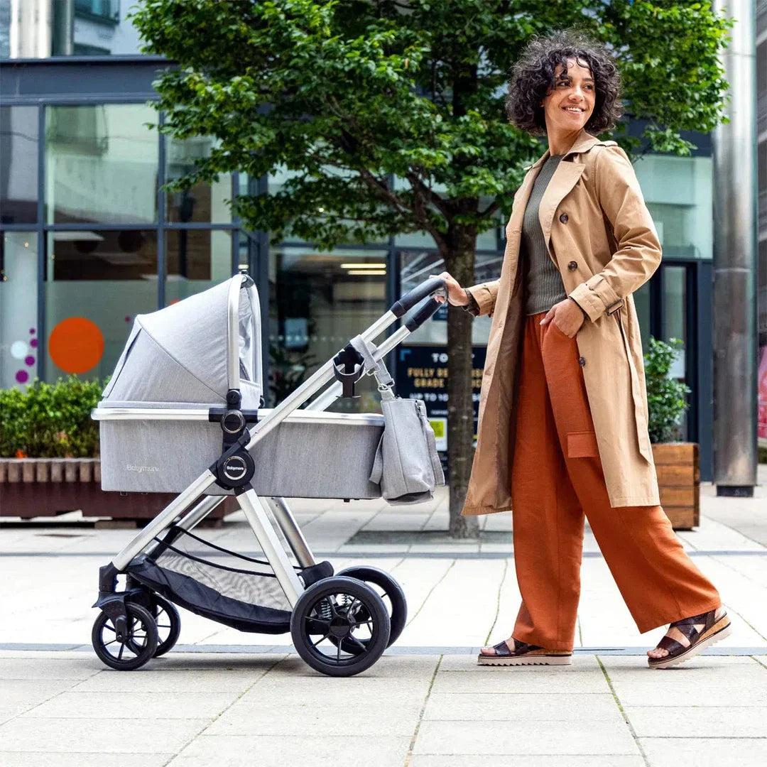 Babymore Memore V2 11 Piece Pram Pushchair - Silver