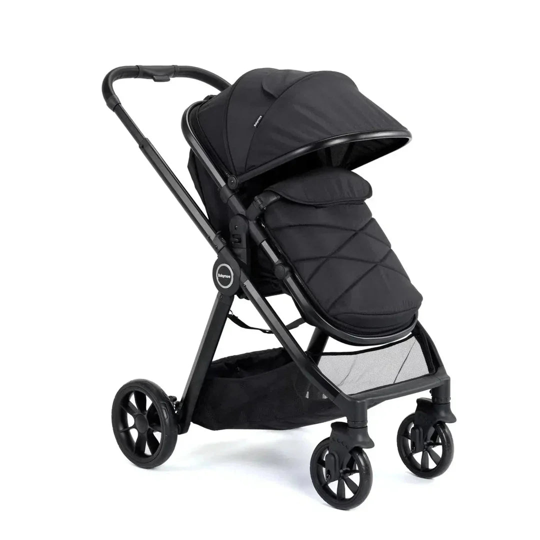 Babymore Mimi Travel System Coco i-Size Car Seat with Isofix Base - Black