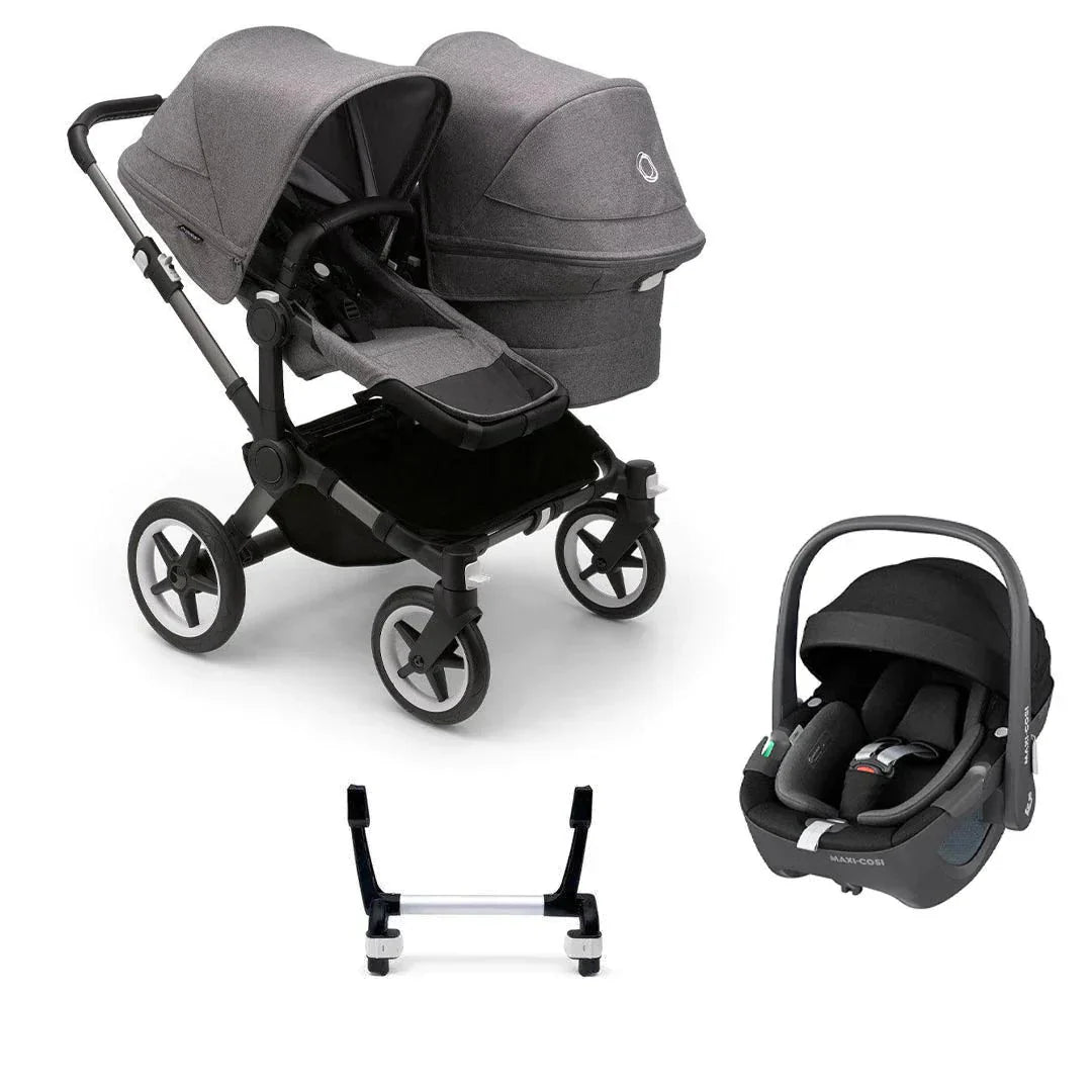 Bugaboo Donkey 5 Duo Complete - Grey Melange