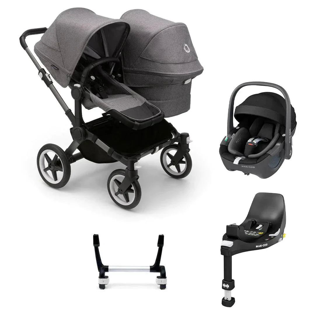 Bugaboo Donkey 5 Duo Complete - Grey Melange