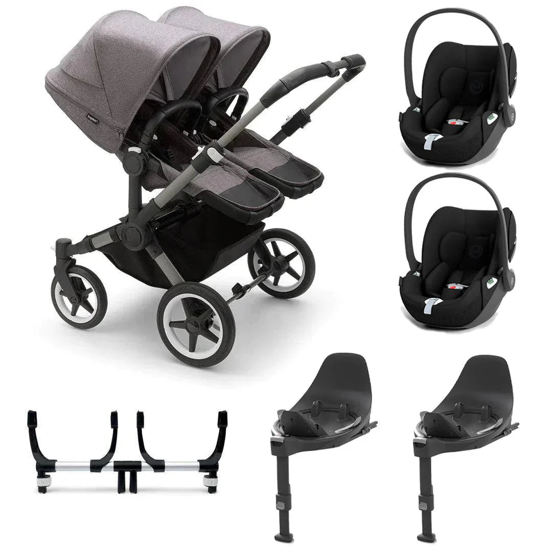 Bugaboo Donkey 5 Twin Complete - Grey Melange