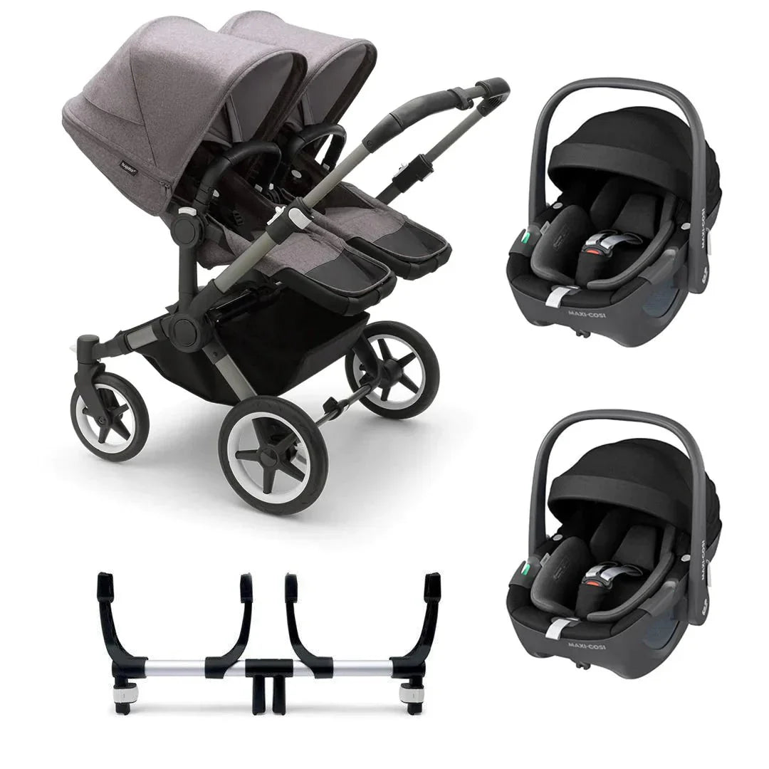 Bugaboo Donkey 5 Twin Complete - Grey Melange