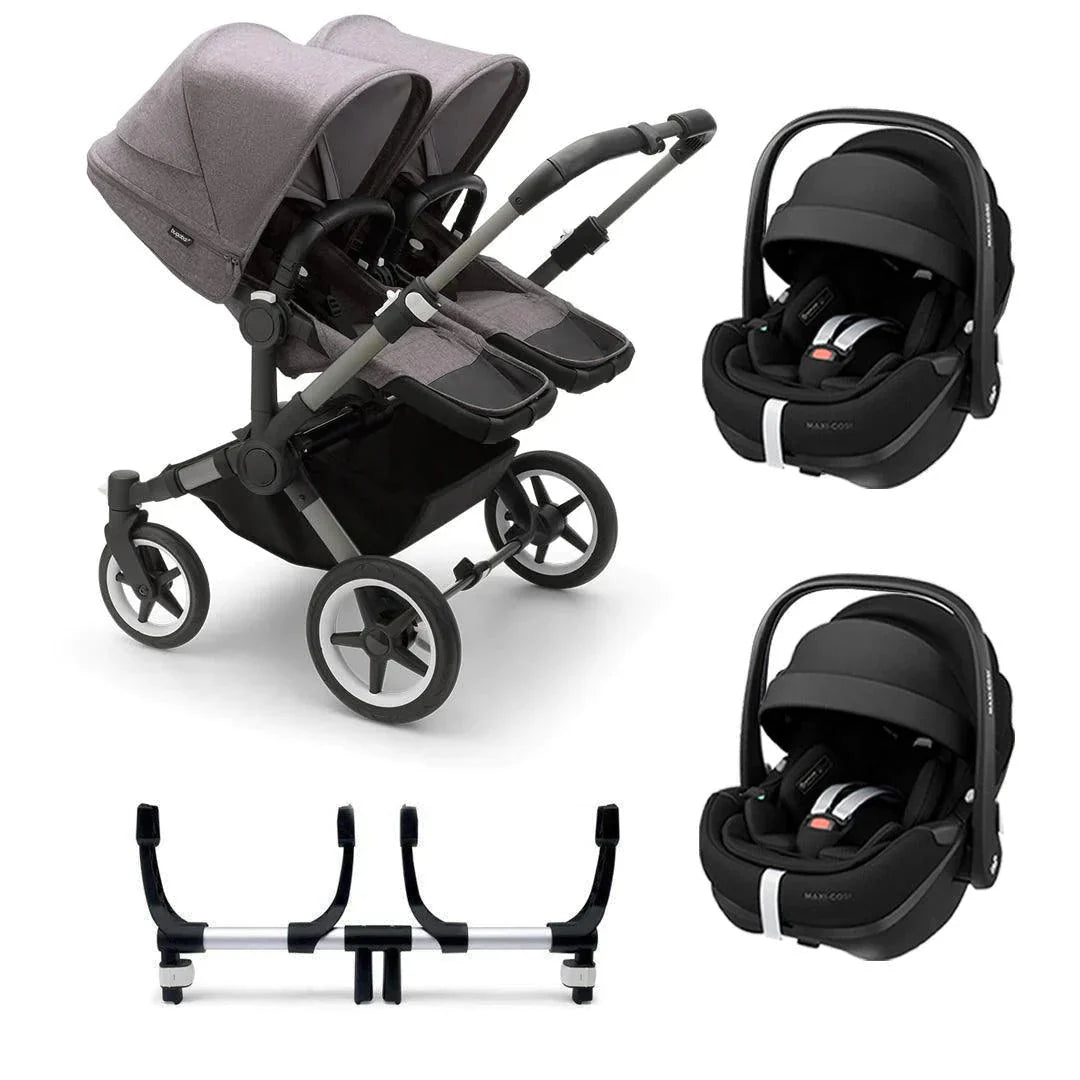 Bugaboo Donkey 5 Twin Complete - Grey Melange