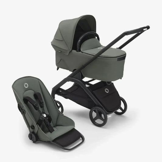 Bugaboo Dragonfly Carrycot And Seat Pushchair - Forest Green