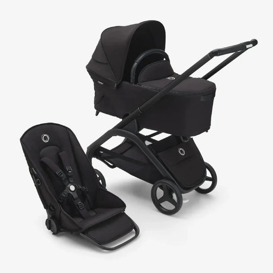 Bugaboo Dragonfly Carrycot And Seat Pushchair - Midnight Black