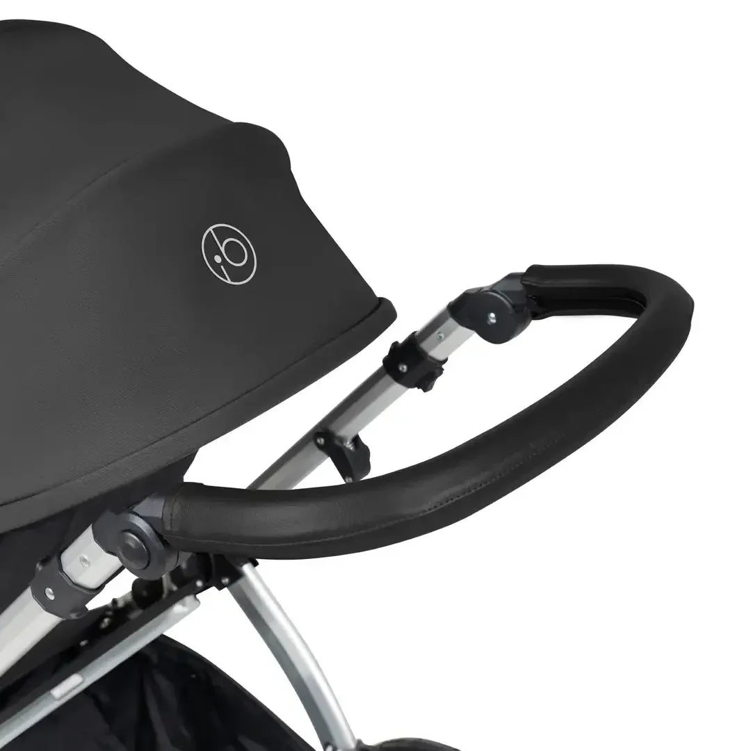 Ickle Bubba Stomp Luxe Travel System & Home 14 Piece Bundle Silver Chassis - Charcoal Grey