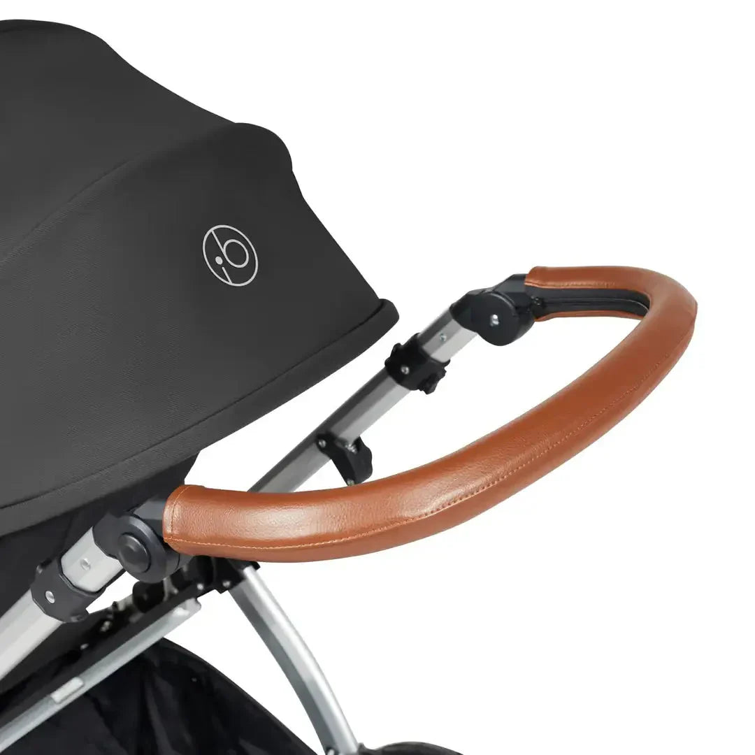 Ickle Bubba Stomp Luxe Travel System & Home 14 Piece Bundle Silver Chassis - Charcoal Grey